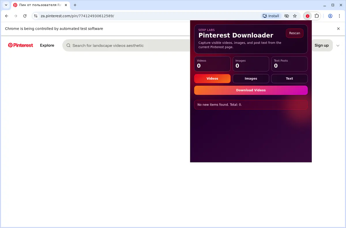 Pinterest Video Downloader screenshot 3
