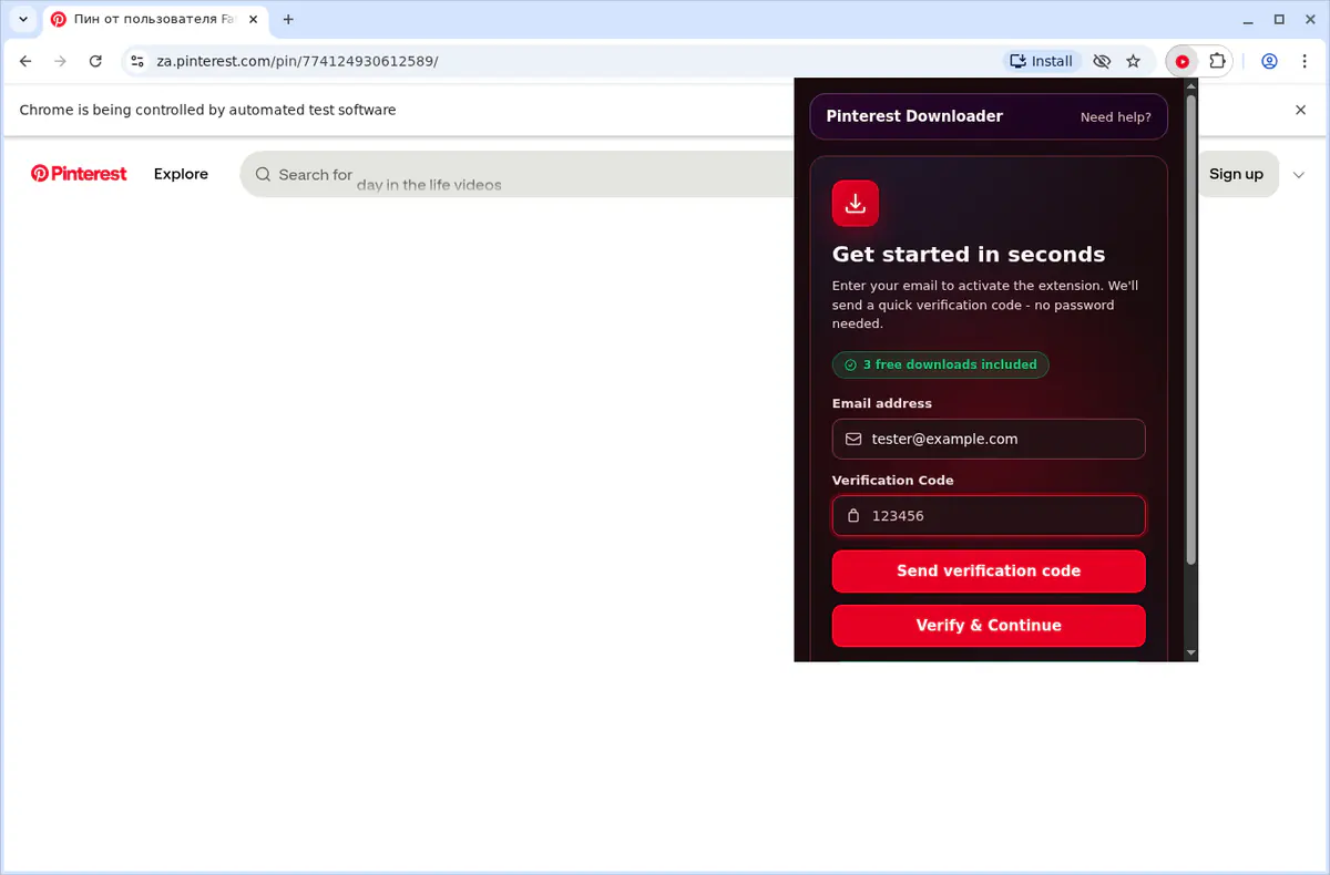 Pinterest Video Downloader screenshot 4