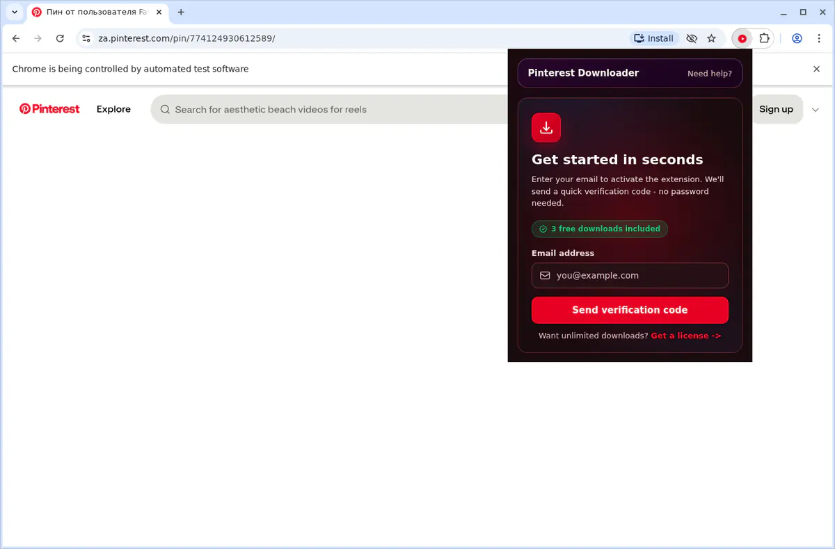 Pinterest Video Downloader screenshot 5